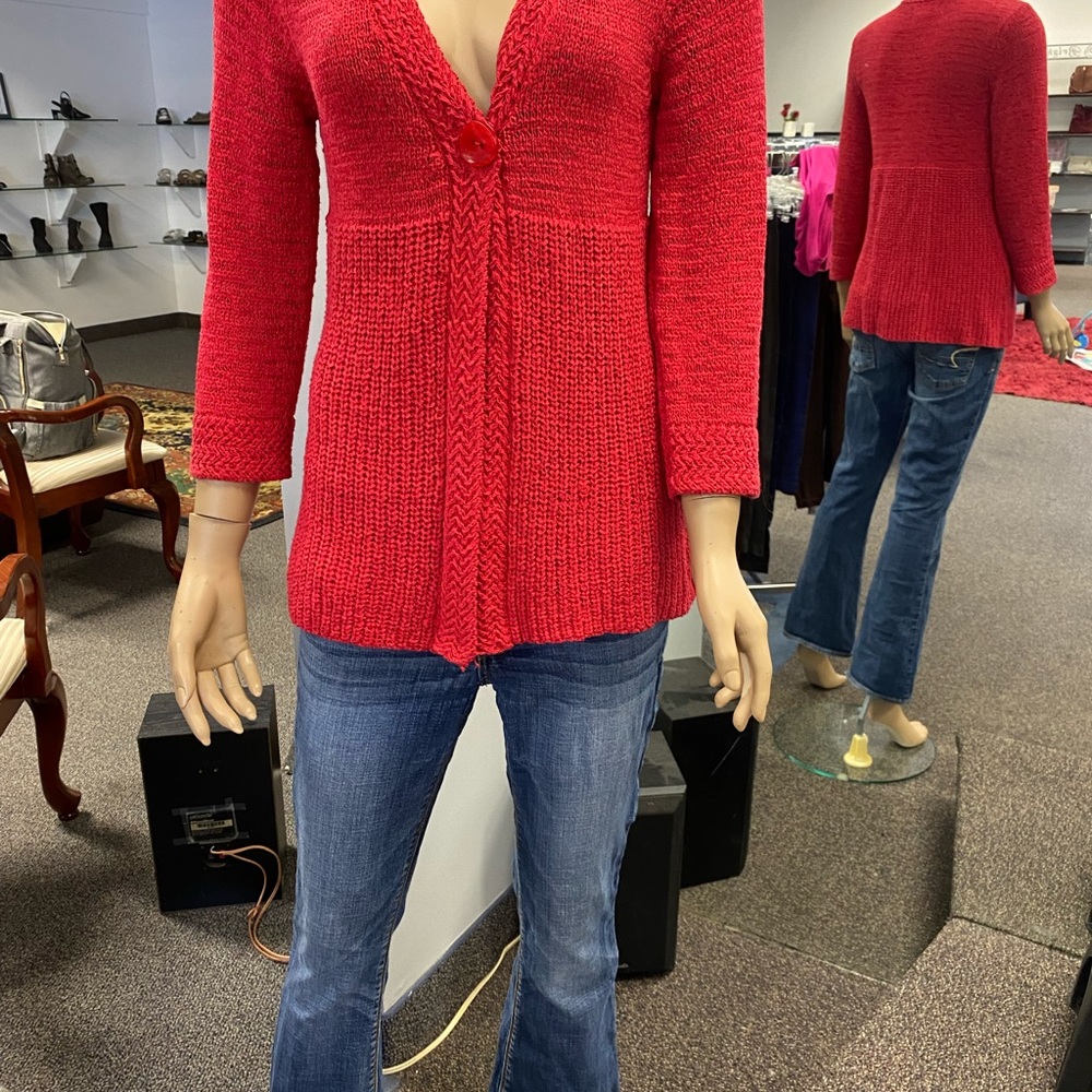 Marisa Christina Medium Red Sweater Top